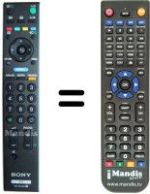 Replacement remote control Sony KDL-32P302H