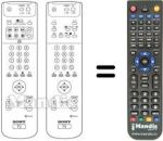 Replacement remote control Sony KV-29FQ75A