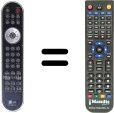 Replacement remote control LG 6710T00003B