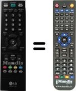 Replacement remote control LG M2362D-PZL