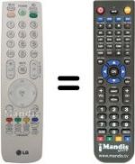 Replacement remote control LG 19LU5000