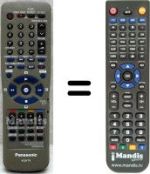 Replacement remote control Panasonic N2QAKB000028