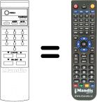 Replacement remote control RC56 MONO