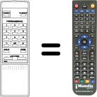 Replacement remote control RC92