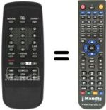 Replacement remote control Philips VR46507