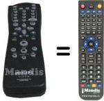 Replacement remote control Philips VR400-58