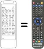 Replacement remote control RC37