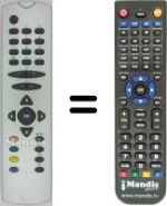 Replacement remote control Funai 14D0810