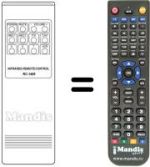 Replacement remote control RC1409