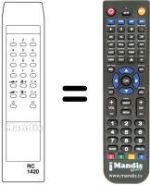 Replacement remote control RC1420