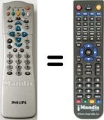 Replacement remote control Philips DSR2210-03
