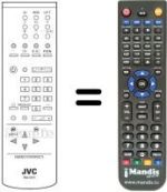 Gleichwertige Fernbedienung JVC RM-C870