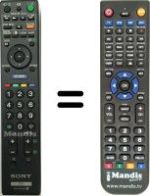 Replacement remote control RM-GD007