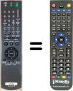 Gleichwertige Fernbedienung Sony RMTD152E