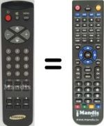Gleichwertige Fernbedienung Samsung CF5935Z