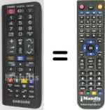 Replacement remote control Samsung UE46D8090YS/XZG
