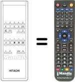 Replacement remote control Hitachi CPT1570