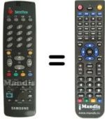 Replacement remote control Samsung AA59-00007B