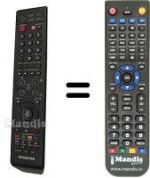 Replacement remote control Samsung LE52F96BDX