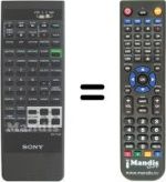 Replacement remote control RM-Y133