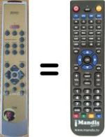 Gleichwertige Fernbedienung 212837 DOLBY DIGITAL