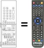 Replacement remote control Panasonic TC28G1F