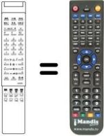 Replacement remote control Salora 28M91PIP