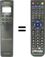 Gleichwertige Fernbedienung Panasonic VEQ1473