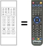 Replacement remote control Waltham WT770