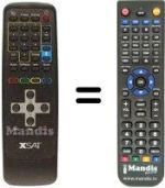 Replacement remote control Xcom CDTV410