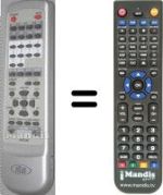 Replacement remote control ELTAX AVR250