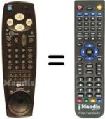 Replacement remote control LG 2380P