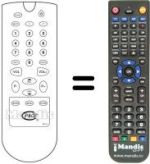 Replacement remote control Pace MSS228