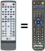 Replacement remote control LG FE3500WE