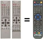 Gleichwertige Fernbedienung Panasonic DMRE-30
