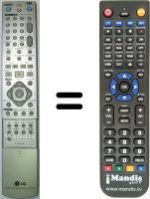 Replacement remote control LG RH199HS