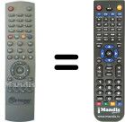 Replacement remote control Metronic 441555