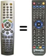 Replacement remote control Humax RS535