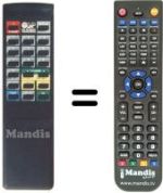 Gleichwertige Fernbedienung Amstrad SRX510