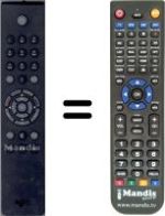 Replacement remote control Triax RC101