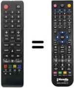 Replacement remote control ND24N2800M