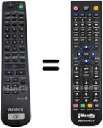 Replacement remote control Sony RM-DX455