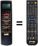 Gleichwertige Fernbedienung Amstrad DD 8904