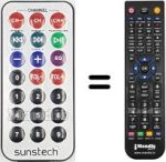Replacement remote control REMCON2228