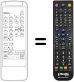 Replacement remote control 076100Q006
