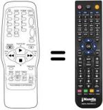 Replacement remote control Orion COMBI 5193 B
