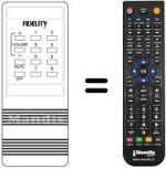 Replacement remote control 09156