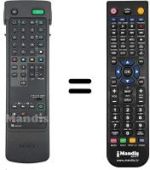 Gleichwertige Fernbedienung Sony KV-X 2981 D