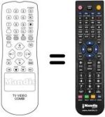 Replacement remote control Aristona 21 PV 909