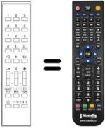 Replacement remote control 661202 A